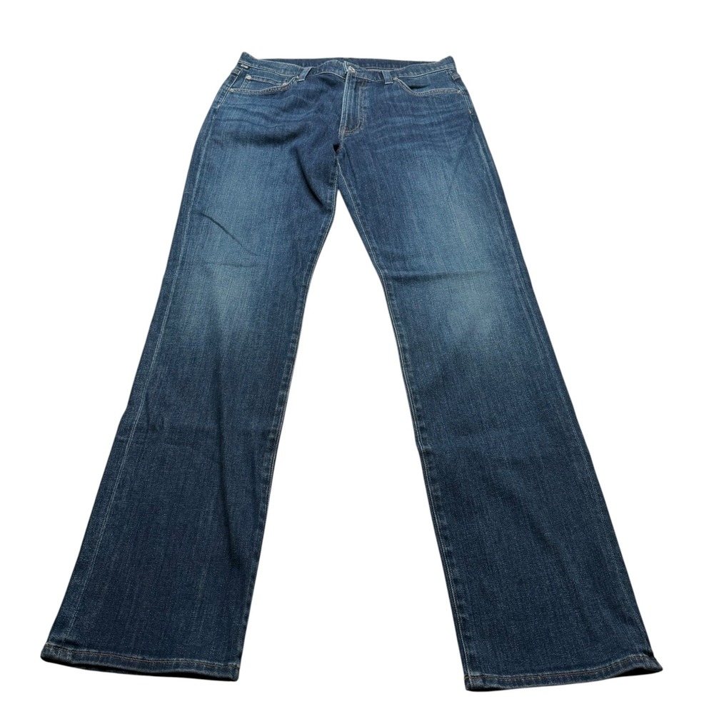 CITIZENS OF HUMANITY Sid Straight Stretch Blue Jeans Men's Size 32 Albertine